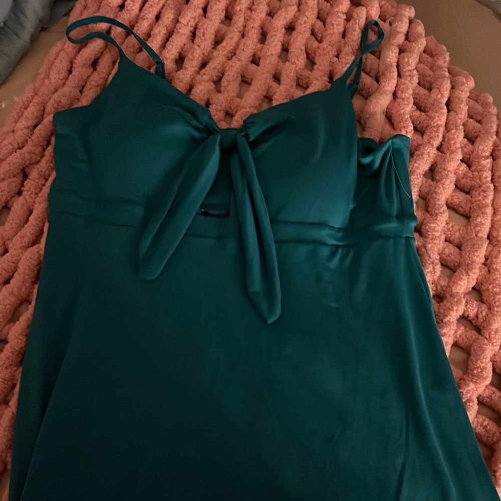 Blue soft athletic dress